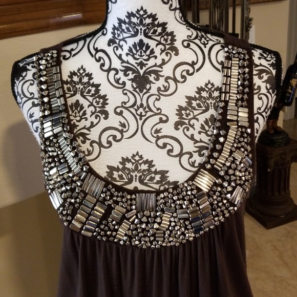 🌴 CACHE TUNIC WITH EMBELLISHED NECK🌴 - Picture 3 of 8